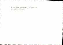 POSTAL MODERNA visión Isere y Moucherotte Grenoble