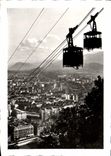 CPM Teleferique De La Bastille Croisement Des Deux Bennes Grenoble