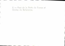 CPM Pont De La Porte De France Et Chaine De Belledonne Grenoble