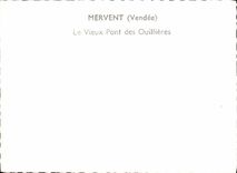 CPM Mervent Le Vieux Pont Des Ouillieres