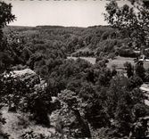 MODERN CARD Mervent the Rock Overhanging the Brown Valley Of Pierre