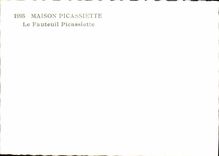 POSTAL MODERNA casa de Picassiette la butaca de Picassiette