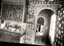 POSTAL MODERNA casa interior de Picassiette