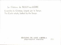 MODERN CARD the Castle De Sully On the Loire Together Of the Castle
