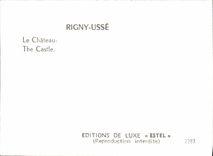CPM Rigny Usse Le Chateau