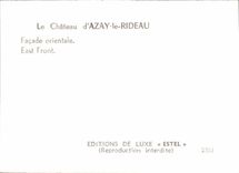 CPM Le Chateau D'Azay Le Rideau Facade Orientale