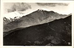 MODERN CARD Massive of the foot of Canigou