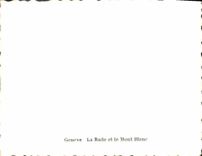 CPM Geneve La Rade Et Le Mont Blanc