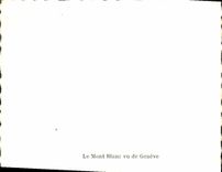 CPM Le Mont Blanc Vu De Geneve