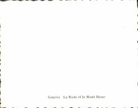 CPM Geneve La Rade Et Le Mont Blanc