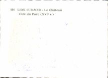 MODERN CARD Lion sur Mer the Castle Dimensions Park