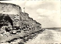 MODERN CARD Lion sur Mer Cliffs