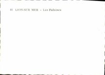 MODERN CARD Lion sur Mer Cliffs