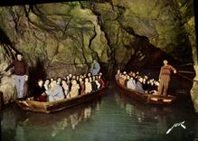 MODERN CARD the Caves De Betharram the River