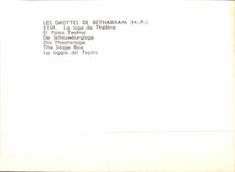 MODERN CARD the Caves De Betharram the Cabin Of Theater