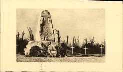 MODERN CARD Monument Raised With the Wood Of Caures To the Memory Of Colonel Driant And the Hunters of the 56eme and 59em battalions
