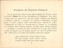 MODERN CARD It Pulpito Di Niccolo Pisano