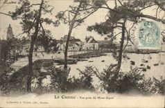 VINTAGE POSTCARD Croisic Seen from Of the Mount Spirit