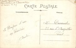 VINTAGE POSTCARD Croisic Panorama Towards the Pier And the Roads Taken Of the Bell-tower