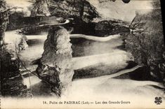 CPA Puits De Padirac Lac Des Grands Gours