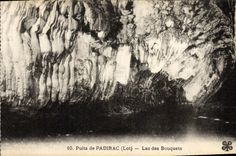 VINTAGE POSTCARD Well De Padirac Lake Of the Bouquets