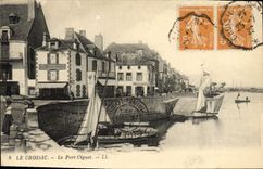 CPA Le Croisic Le Port Ciguet Bateaux
