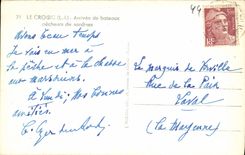 VINTAGE POSTCARD Croisic Arrived Of Sinning Sardine Boats