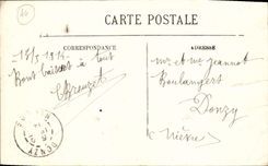 VINTAGE POSTCARD Croisic Effect Waves