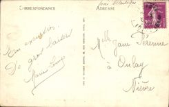 VINTAGE POSTCARD Croisic the Rock Of the Bear