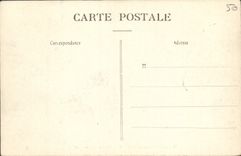 VINTAGE POSTCARD Dimensions Of the English Channel Gust of wind At sea