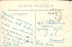 Rocas de Croisic de la POSTAL de la VENDIMIA de la playa del lino portuario