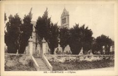 VINTAGE POSTCARD Champeaux the Church