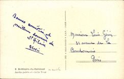 MODERN CARD St Hilaire Of Harcouet Public garden And Vieille Tower