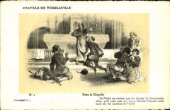 VINTAGE POSTCARD Castle De Tourlaville In La Chapelle