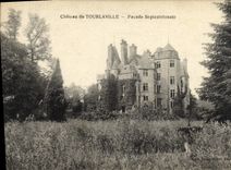 VINTAGE POSTCARD Castle De Tourlaville Septentrional Frontage