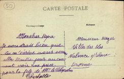 VINTAGE POSTCARD Castle De Tourlaville Septentrional Frontage