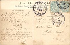 VINTAGE POSTCARD Holy James View taken of the castle