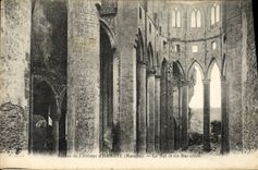 CPA Ruines de l'abbaye d'Hambye Vue prise de la chapelle de la vierge