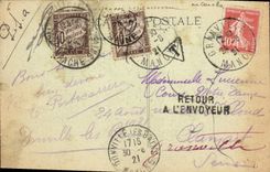 VINTAGE POSTCARD Donville les Bains the Martyrdom