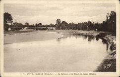 CPA Pontaubault la Selune et le Pont de Saint Hilaire