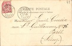 VINTAGE POSTCARD Marvejols Carries of Soubeyran