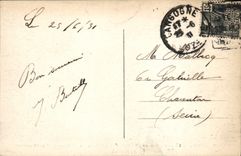 CPA Beaucaire Le Chapelle St Louis et les Ruines du Chateau de Montmorency