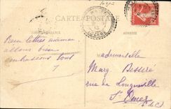 VINTAGE POSTCARD Gorges of the Tarn Castelbouc View