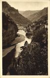 CPA Gorges Du Tarn Le La Sortie des Detroits