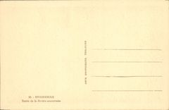 VINTAGE POSTCARD Gorges of the Tarn Barmabiau Left the underground River