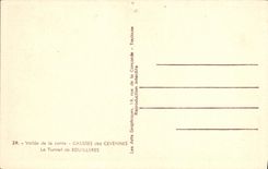 VINTAGE POSTCARD Valley of Jonte Causses of the Cevennes the tunnel of Bouilleres