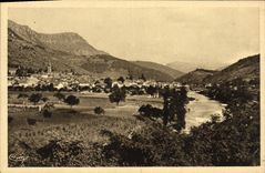 CPA Gorges Du Tarn Florac vue prise des Gorges du Tarn Vue generale