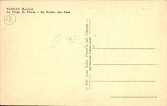 Gargantas de la POSTAL de la VENDIMIA del Tarn Florac la playa de Florac la roca de las hadas