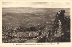 CPA Mende Vue generale prise des rochers du mont Mimat