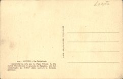 VINTAGE POSTCARD Mende the Cathedral